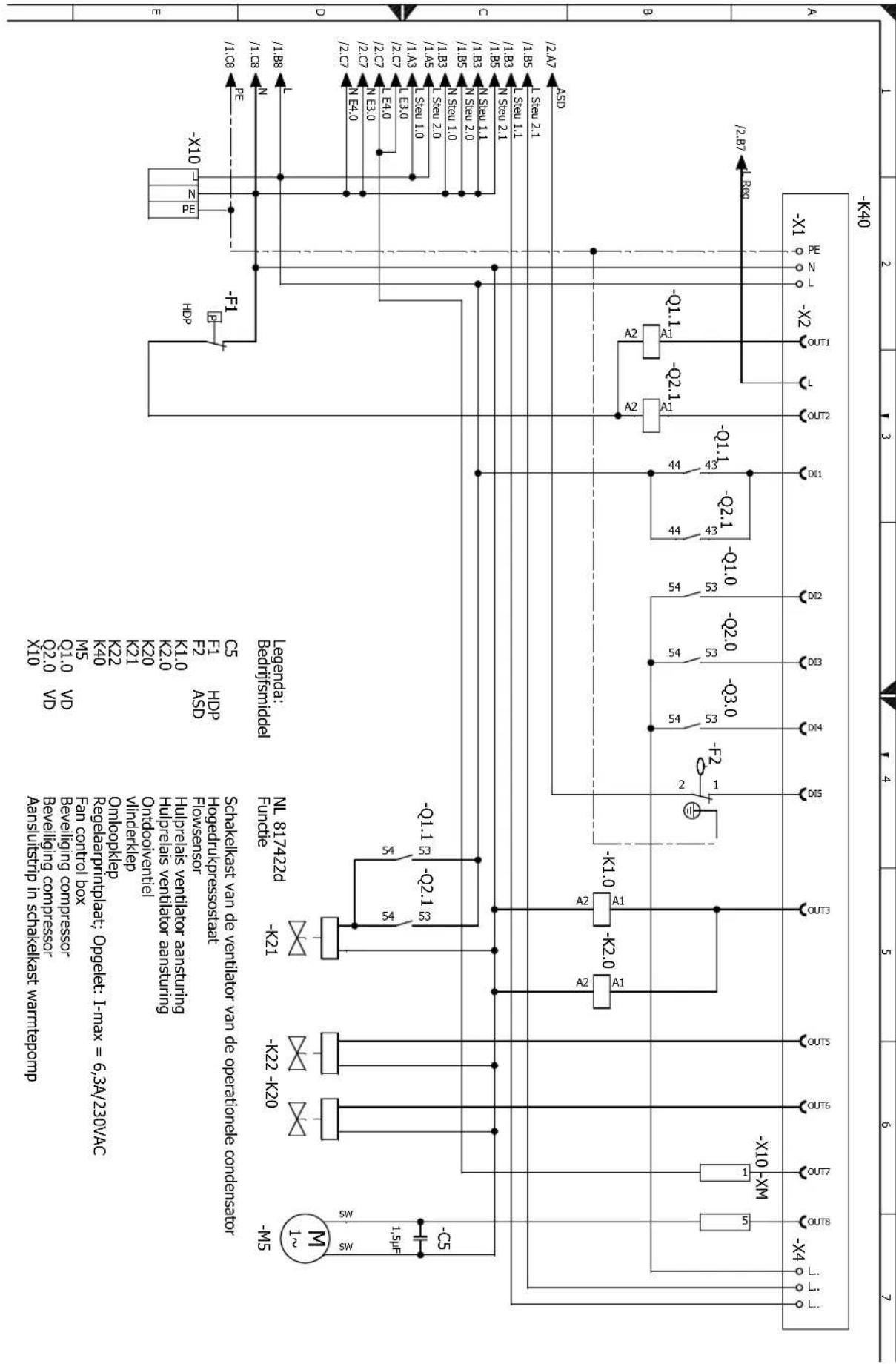 Alpha innotec LWP 450-LUX - Schakelschema 3/4 LWP 450AR3 - 1