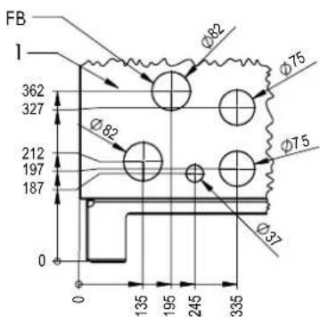 FB 1 362 327 212 197 187 0 0 135 195 245 335 Ø82 Ø75 Ø82 Ø75 Ø31