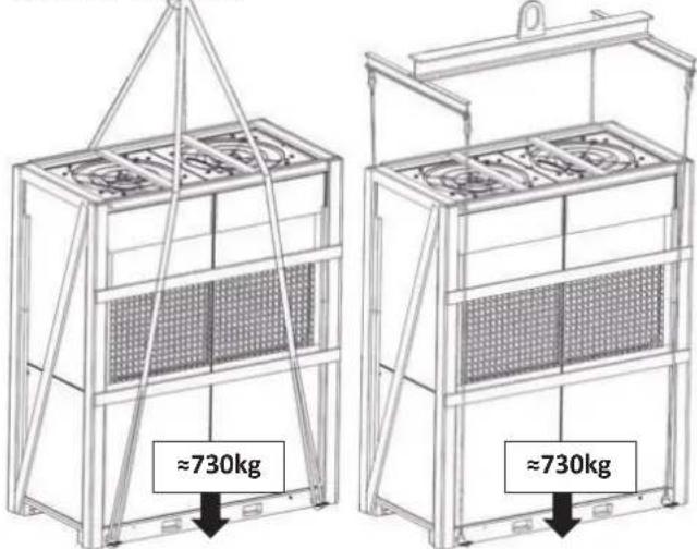 ≈730kg ≈730kg