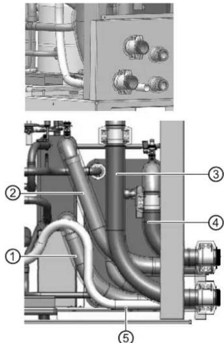 Alpha innotec LWP 450-LUX - Aansluiting horizontaal - 1