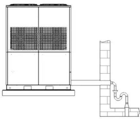 Alpha innotec LWP 450-LUX - Aansluiting condensaatleiding binnenLWP 4 - 1