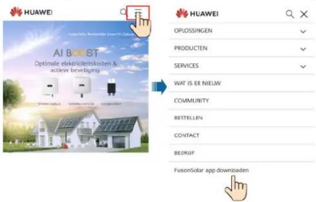 HUAWEI Austalika Reminently Smart & Optimal AI B O ST Optimale elektricleitskosten & actieve beveliging OPLOSSINGEN PRODUCTEN SERVICES WAT IS ER NIELW COMMUNITY BESTELLEN CONTACT BEDRUF FusionSolar app downloaden