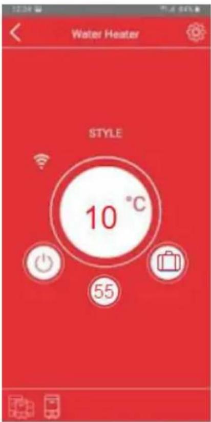 Waterverwarmer STIJL 10 °C 55