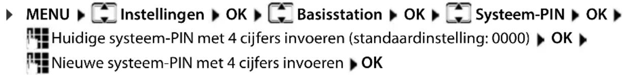 GIGASET AL2202A - Systeem-PIN wijzigen - 1