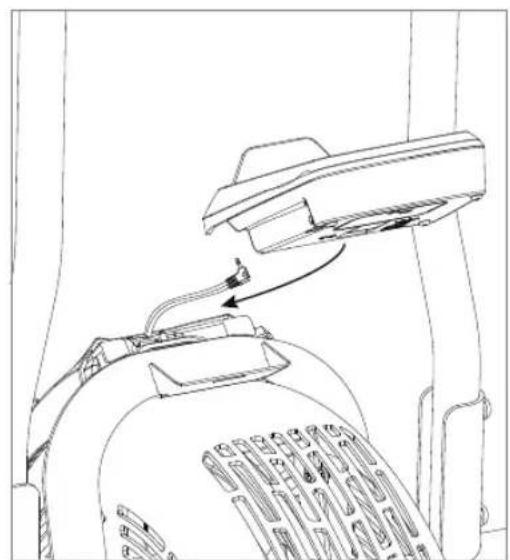 Schwinn Airdyne AD2i - Bevestig de console en sluit de consolekabel aan - 1