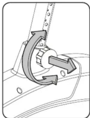 Schwinn Airdyne AD2i - Afstellen van het zadel - 1