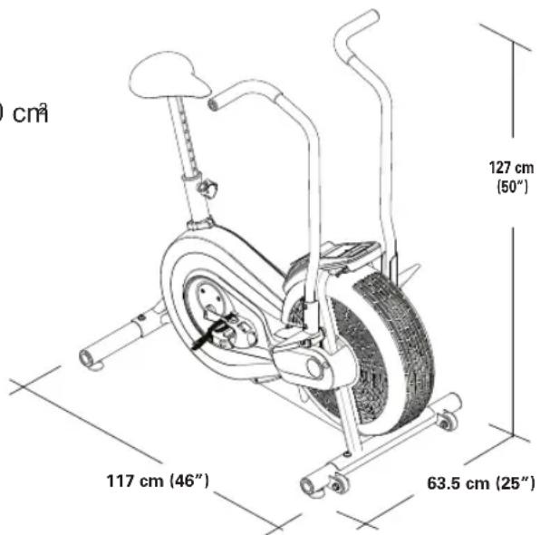 Schwinn Airdyne AD2i - WAARSCHUWINGSKLEVERS EN SERIENUMMER - 2