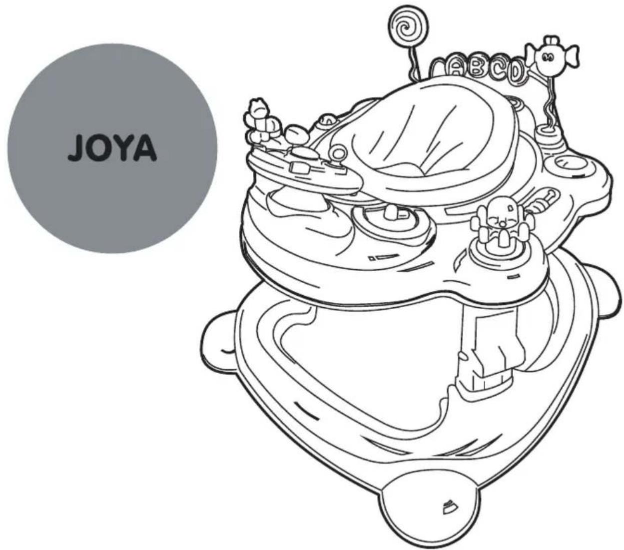 Chipolino Joya Lux - USER MANUAL FOR BABY WALKER JOYA LUX 4 IN 1 - 1