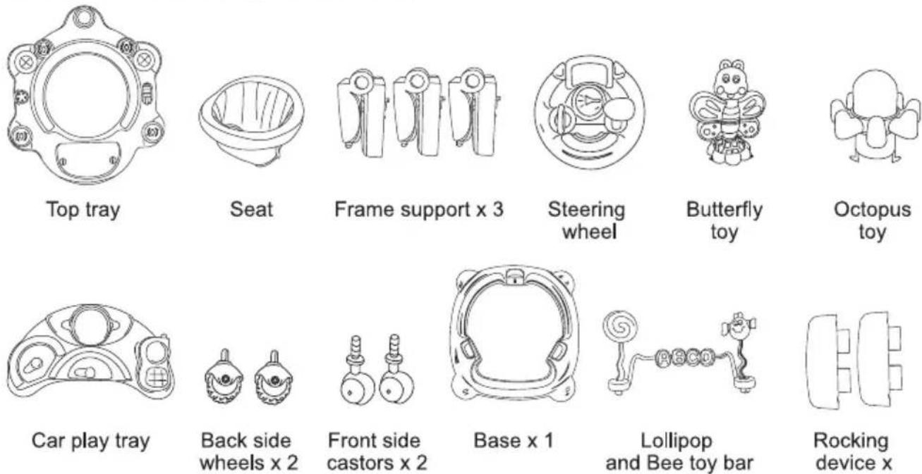 Chipolino Joya Lux - MAIN PARTS - 1