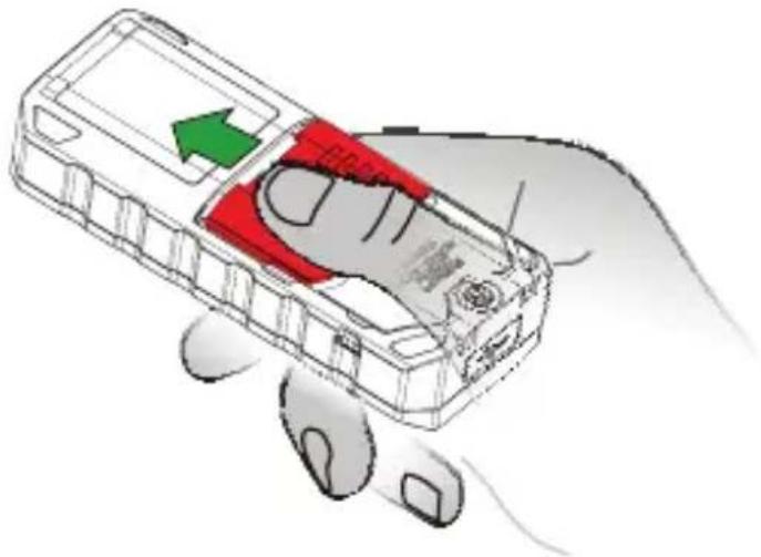 Toolcraft LDM X60 - Batterijen/accu's plaatsen - 6