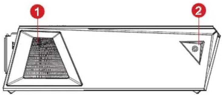 MSI MPG Trident 3 Arctic 10SC-217EU - Aanzicht bovenzijde - 1