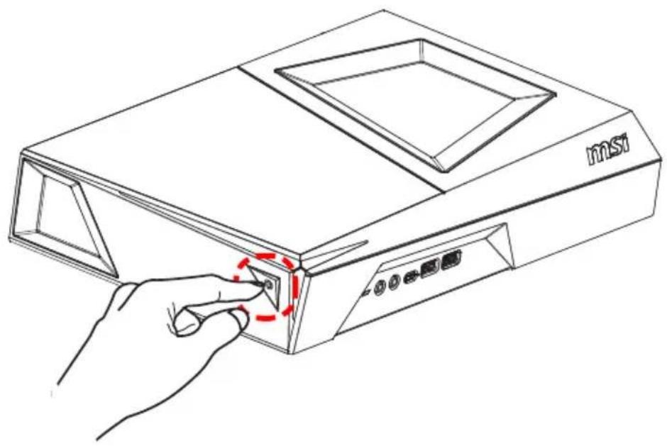 MSI MPG Trident 3 Arctic 10SC-217EU - Systeem inschakelen - 1