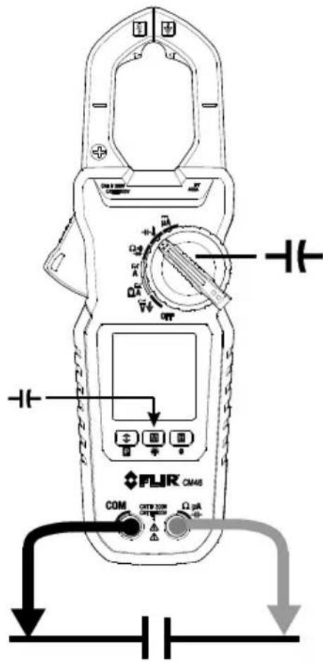 FLIR CMAS COM OUTR 30M Ω 2A Ω 1A OFF +/-