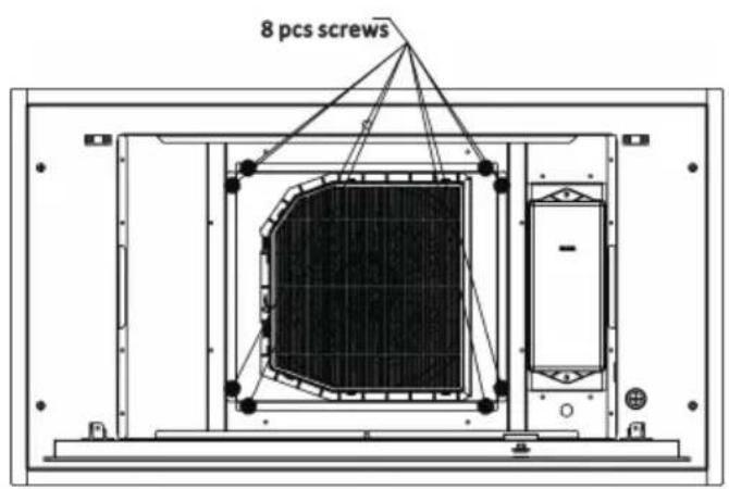 8 pcs screws