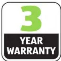 3 YEAR WARRANTY
