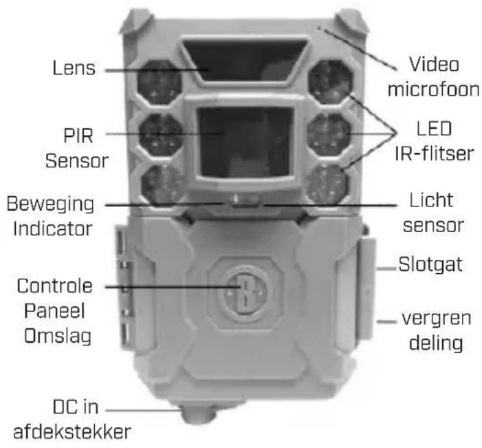 Lens Video microfoon PIR Sensor LED IR-flitser Beweging Indicator Licht sensor Controle Paneel Omslag Slotgat vergren deling DC in afdekstekker