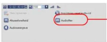ULEAD VideoStudio SE - Om audiofilters toe te passen: - 1