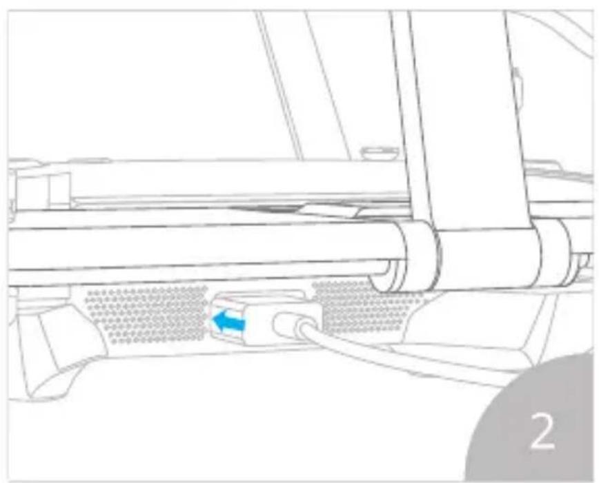 Technical diagram showing mechanical assembly with labeled component and directional arrow indicating movement or force