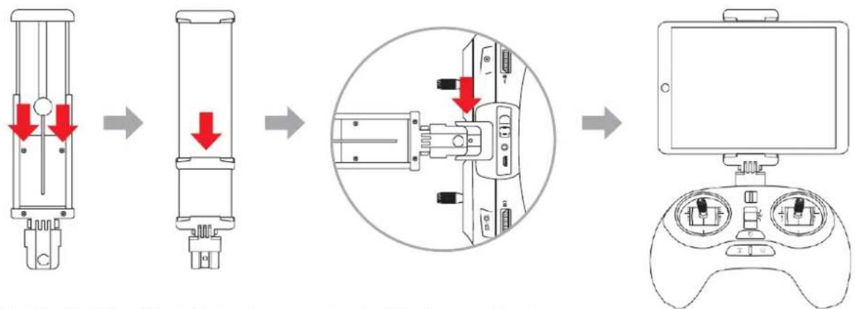 PowerVision PowerRay - Voorbereiding van de afstandsbediening - 3