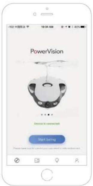 PowerVision PowerRay - | Activering en navigatie - 4