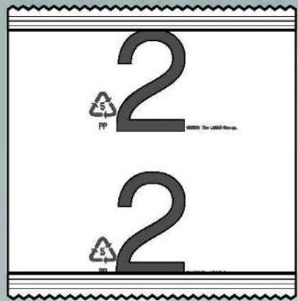2 PP SCHRIJF DE LETTER OP 2 m