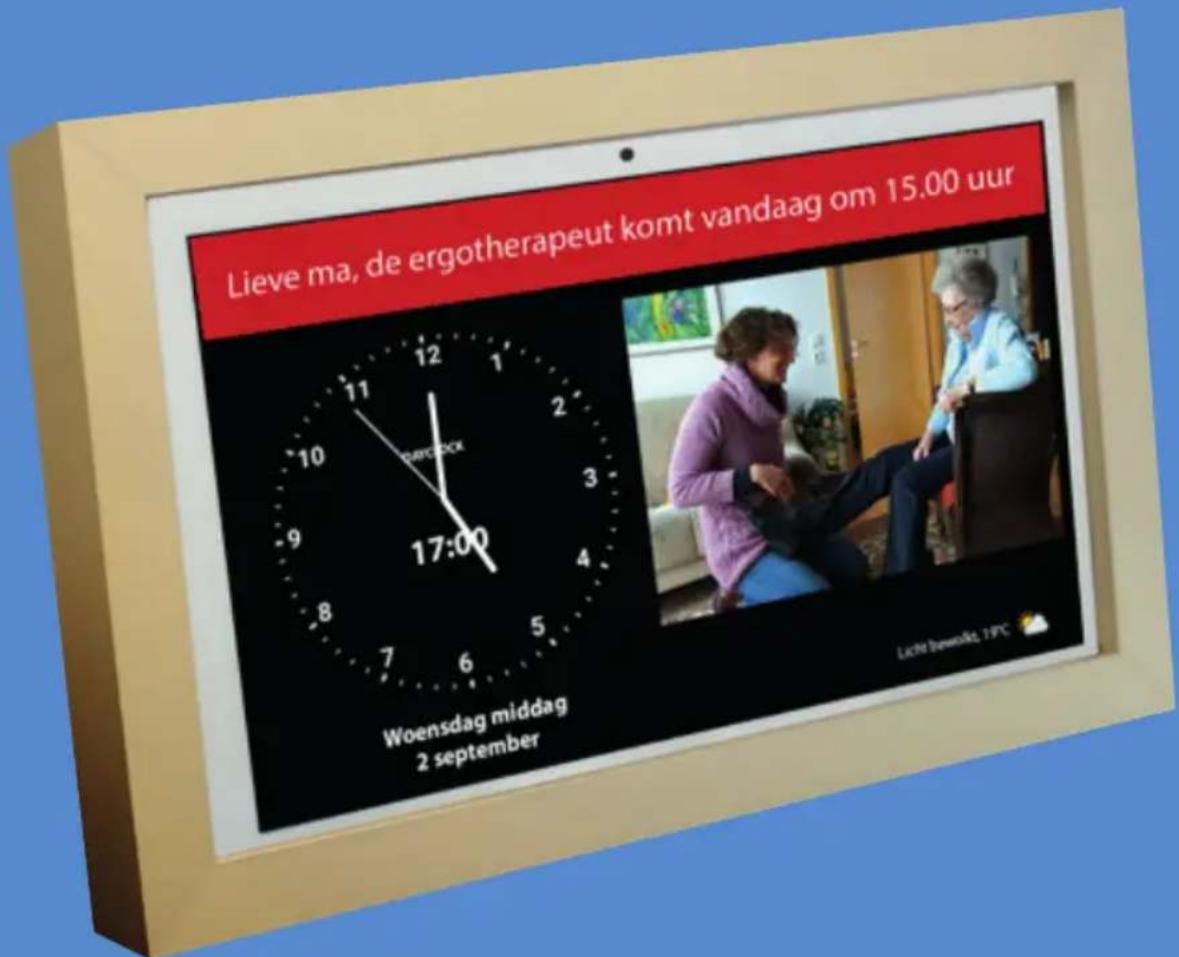 Lieve ma, de ergotherapeut komt vandaag om 15.00 uur Woensdag middag 2 september Licht bewoRt. TPC