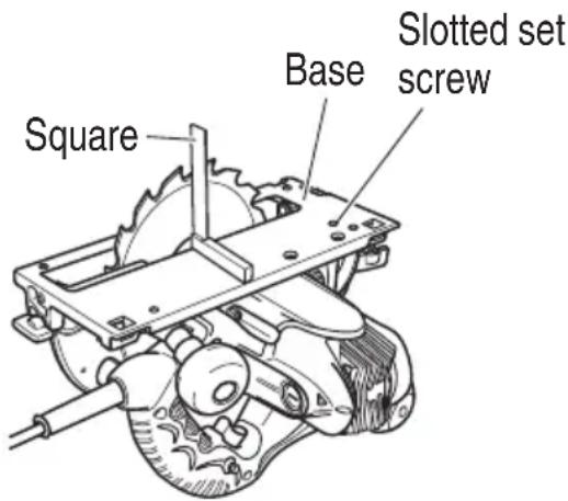 Square Base Slotted set screw