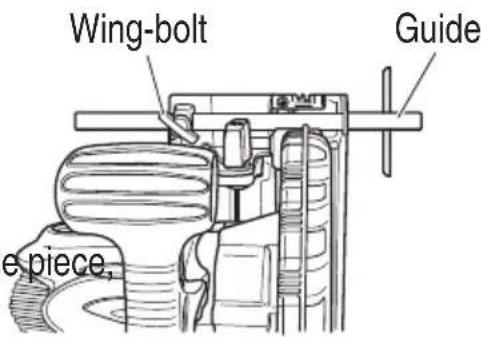 Wing-bolt Guide e piece,