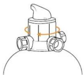 Aquasure AS-FP600 - STEP 7 (Continued...). Mounting the Valve Body onto the Media Tank - 2