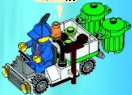 Illustration of a tractor with green and white parts, no visible text or symbols