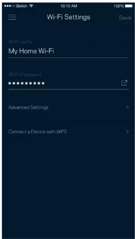 LINKSYS Velop Pro AXE5400 - WiFi Settings (WiFi-instellingen) - 1