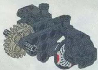 Illustration of mechanical gears and shafts (no text or symbols)
