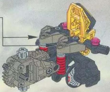Mechanical assembly diagram showing motor, gear, and housing components (no text or labels)