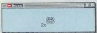 Simple illustration of a mechanical component labeled '2x' inside a window frame (no text or symbols on the object itself)