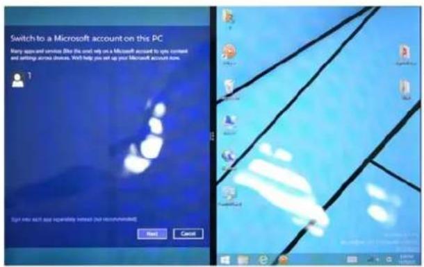 Switch to a Microsoft account on this PC Many appWizard services (After the next entry on a Microsoft account to spin content and settings across devices. With help you set up your Microsoft account now. 1 Start into each app temporarily returned (not recommended) Next Cancel