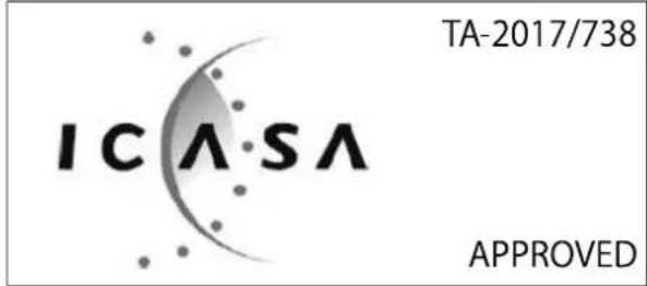 ICASA TA-2017/738 APPROVED