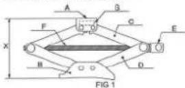 SUZUKI Jimny (2021) - Parts name of Pantograph Jack - 1