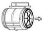 Linärie Tahiti RAHID40X - Installing and replacing the activated charcoal filter - 5