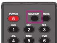 POWER SOURCE MUTE ABC DEF GHI 1 2 3 JKL MNO PQR 4 5 6