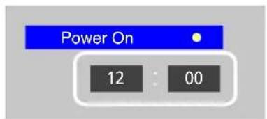 Power On 12 : 00