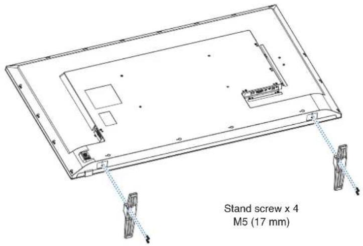 Stand screw x 4 M5 (17 mm)