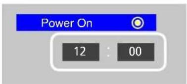 Power On 12 : 00