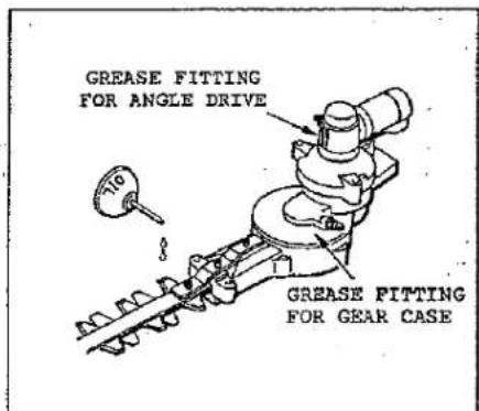 GREASE FITTING FOR ANGLE DRIVE GREASE FITTING FOR GEAR CASE