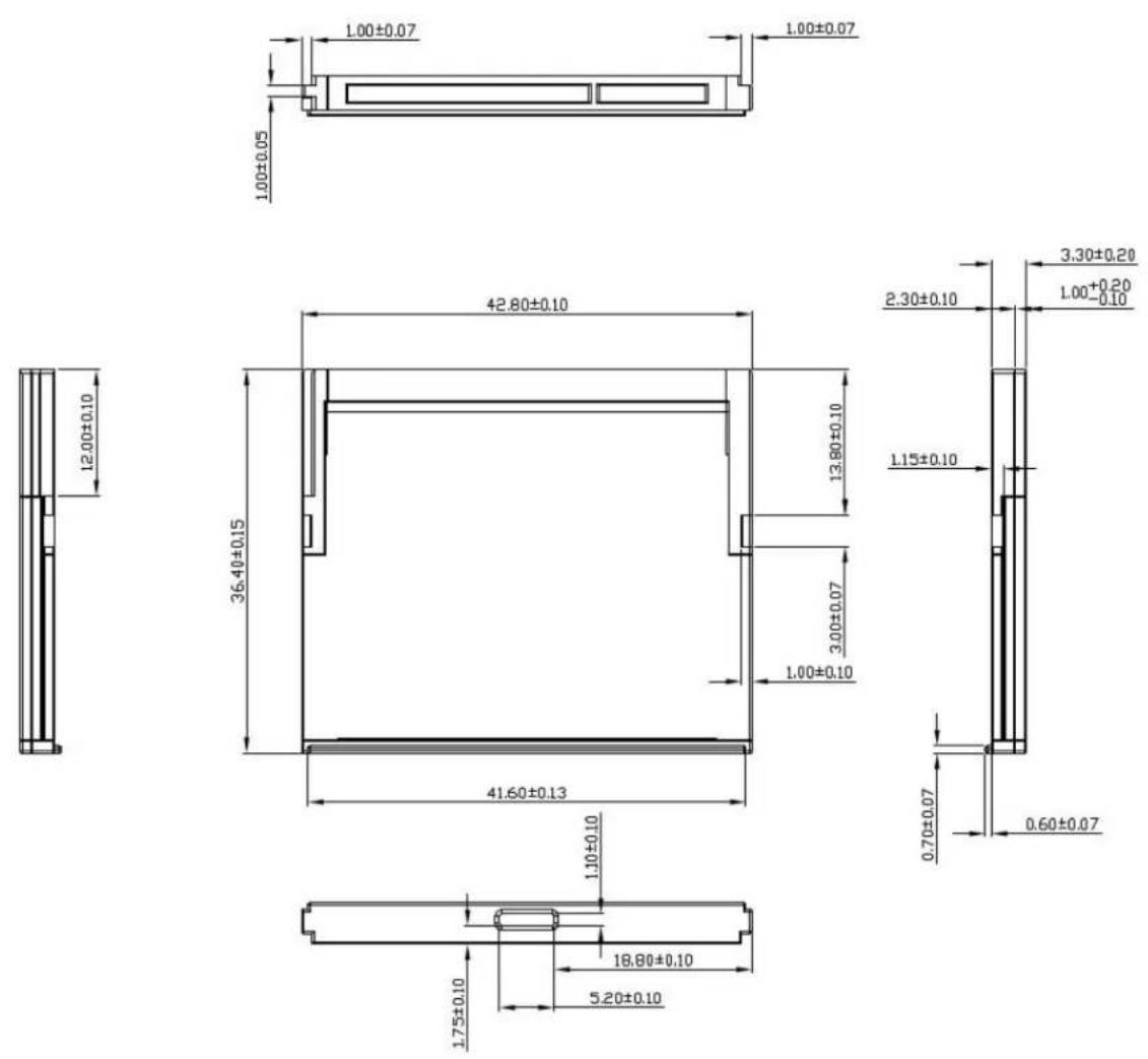 Cactus 240S - CFast Card Physical Specifications - 3