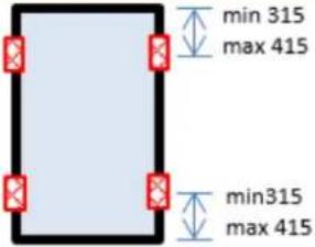 SHARP NU-RC300 - Maximum load 2400Pa (wind/ snow) - 12