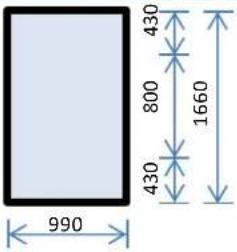 SHARP NU-RC300 - Maximum load 2400Pa (wind/ snow) - 1