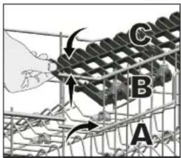 C B A