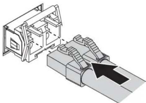 Advantech EKI-5728I-AE - Installing SFP Modules - 6
