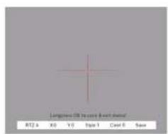Longitudinal CS to test Aerial plane RT2.6 X0 Y0 Type 1 Color 0 Space
