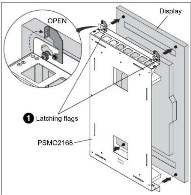 OPEN Display ① Latching flags PSMO2168